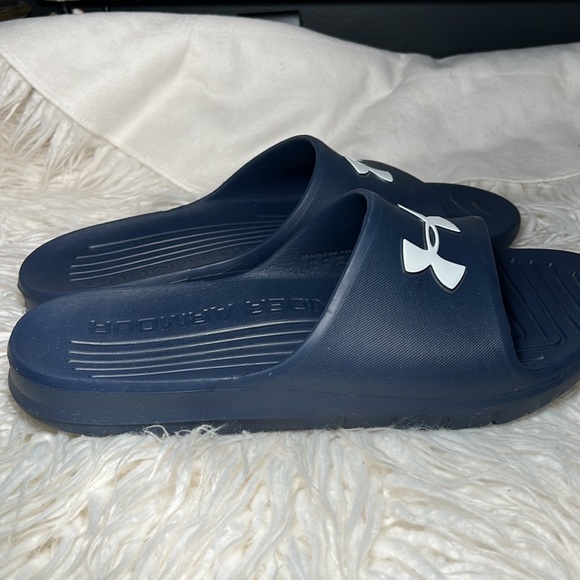 Under Armour CORE PTH Mens Slides UA Sliders Summer Beach Shoes Sandal size 13. - Picture 4 of 8